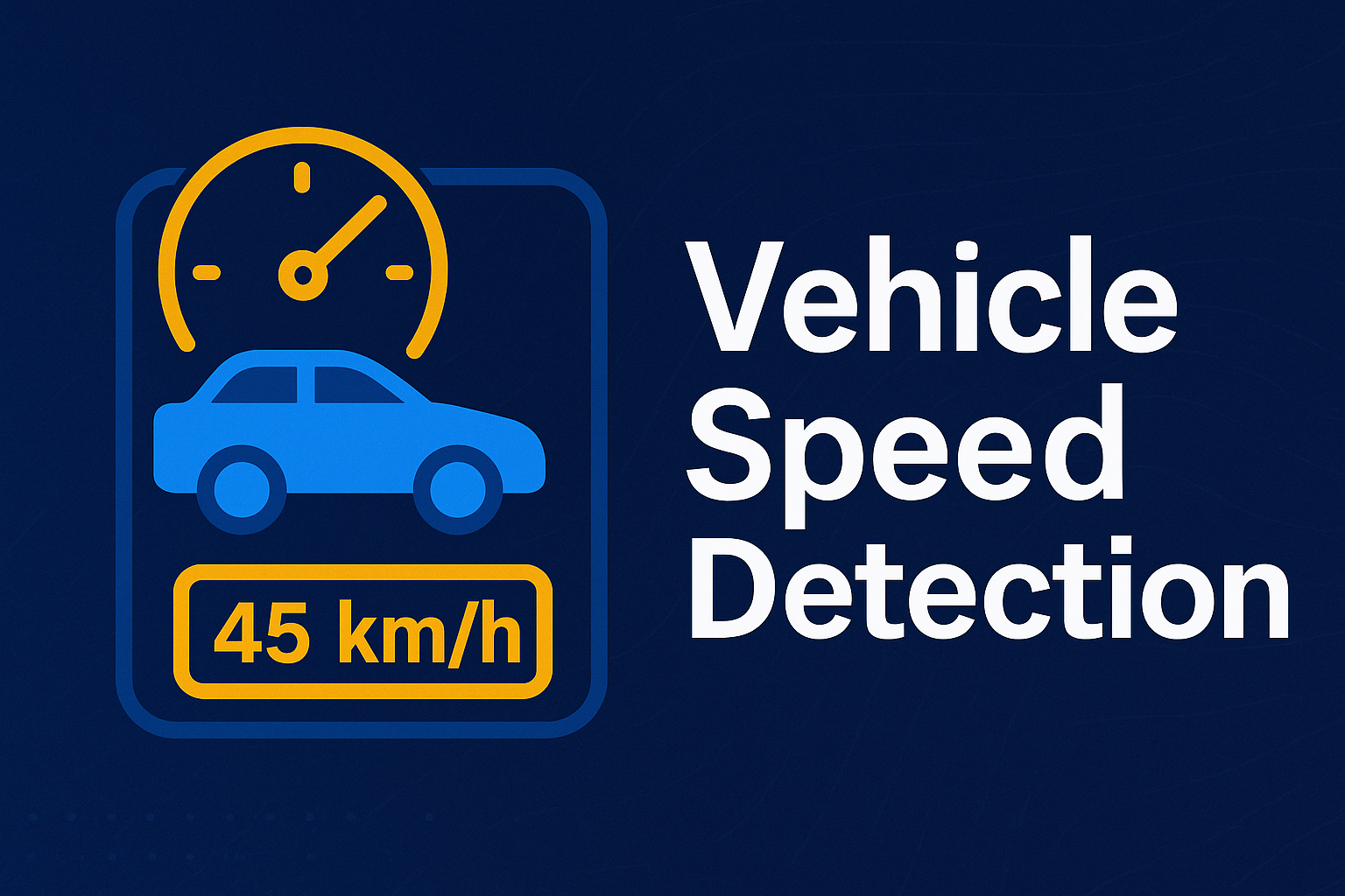 Vehicle Speed Detection Project Thumbnail